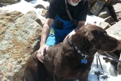 Backcountry skiing in Utah's Uinta Mountains with Zoe