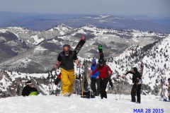 Climbing Mount Baldy at Alta Ski Area, Utah