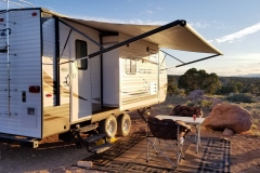 Boondocking on BLM land at The Wedge - San Rafael Swell, Utah