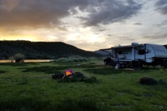 Boondocking at Forsyth Reservoir