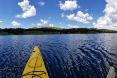 Kayaking at Whitney Reservoir, Utah