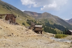 The mining ghost town of Animas Forks, Colorado