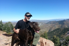 Hiking with my dear departed Jake