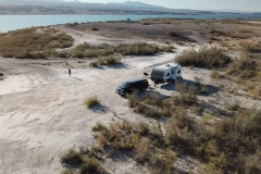 Our camp at Lake Mead