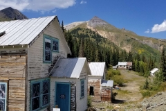 Mine ruins along Red Mountain Pass, between Ouray and Silverton, Colorado