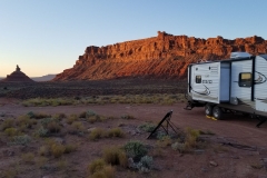 Camp at Valley of the Gods